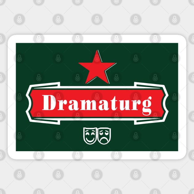 Dramaturg Sticker by CafeConCawfee